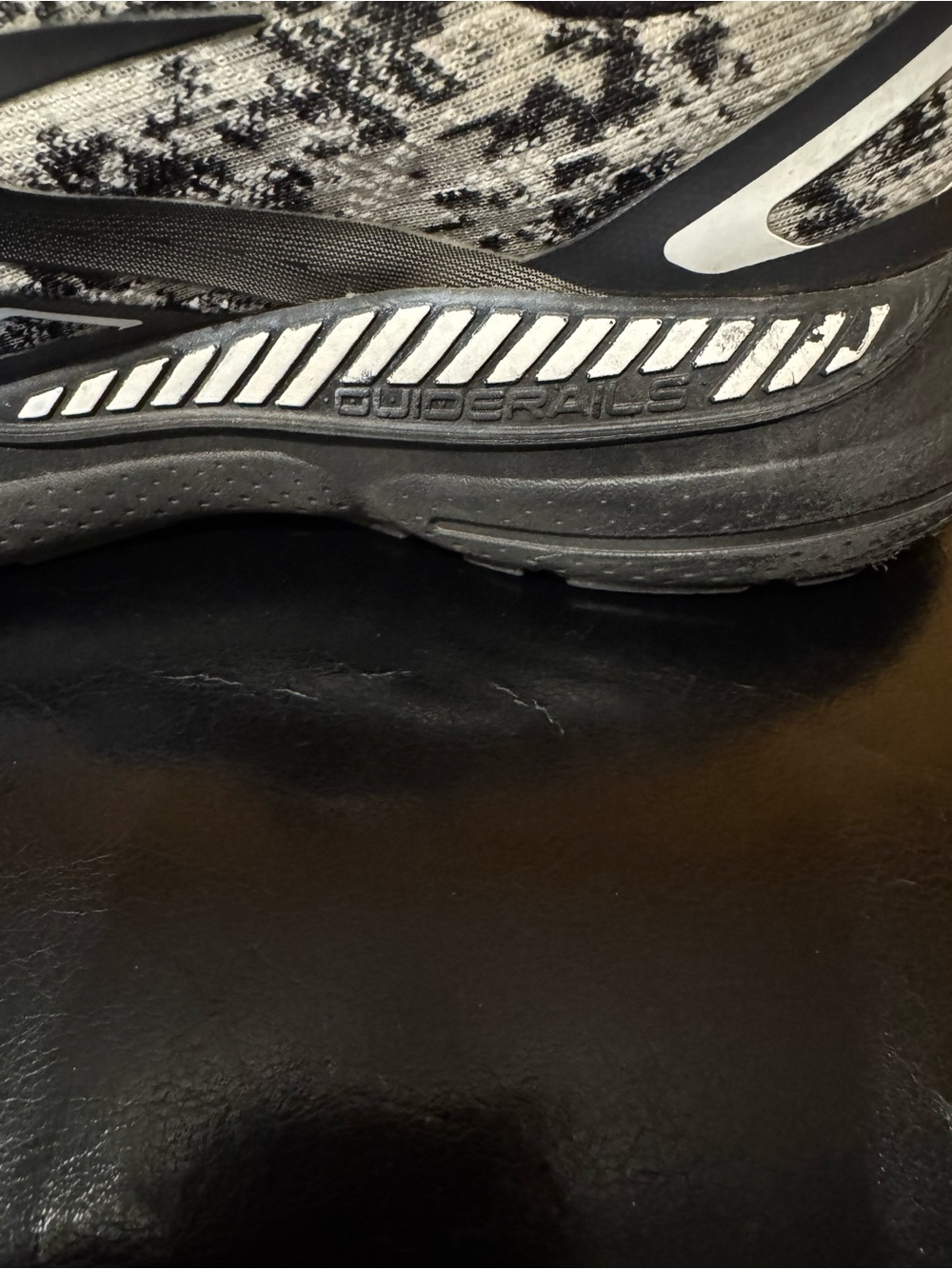 Brooks Adrenaline GTS 23 Womens 10 Shoes White Black Gray1203811B135 - Picture 8 of 8